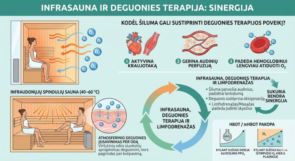 Infrared Sauna + O2 + Lymphatic Drainage (LT)