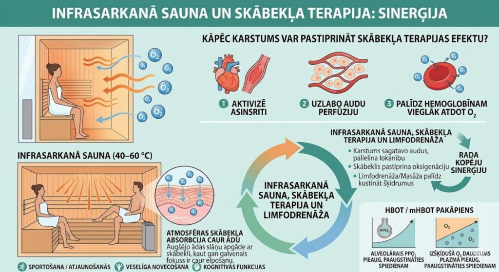 Infrared Sauna + O2 + Lymphatic Drainage (LT)
